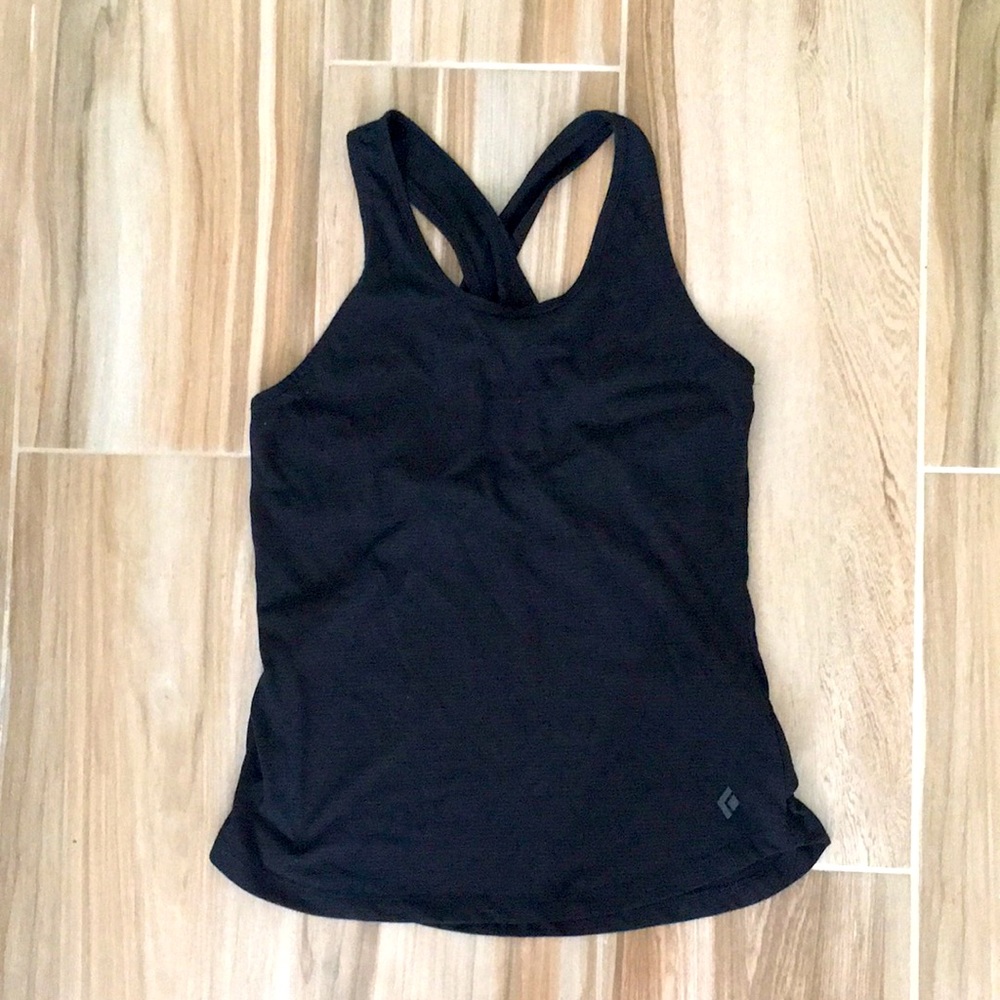 Black Diamond Splitter Tank Top. Performance.
